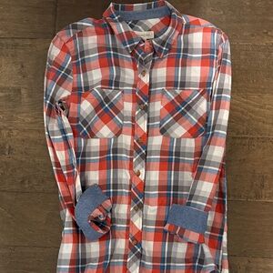 Treasure & Bond Multicolor Plaid Shirt